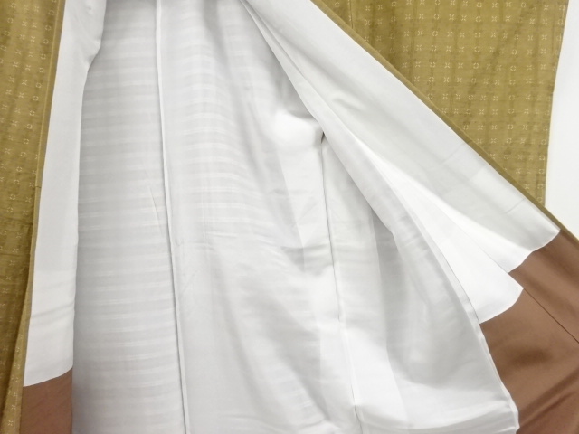  未使用品　仕立て上がり　本場琉球花織　手織り紬着物